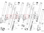 DUCATI HYPERMOTARD SP FRONT FORK » FRONT SUSPENSION