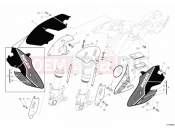 DUCATI Hypermotard 1100 EVO SP FAIRING » PLASTICS