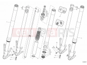 DUCATI Multistrada 1200 ABS FRONT FORK » FRONT SUSPENSION
