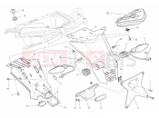 DUCATI 2012 Multistrada 1200 S Touring NUMBER PLATE HOLDER - TAIL LIGHT » LIGHTING SYSTEM
