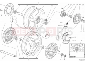 DUCATI Monster 659 WHEELS » FRONT WHEEL