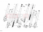 DUCATI Monster 696 FRONT FORK » FRONT SUSPENSION