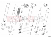 DUCATI Hypermotard 796 FRONT FORK » FRONT SUSPENSION