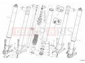 DUCATI Diavel Carbon FRONT FORK » FRONT SUSPENSION
