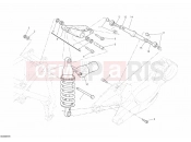 DUCATI 2012 Streetfighter 1098 S REAR SHOCK ABSORBER » SWING ARM