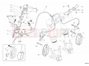 DUCATI 2011 Hypermotard 1100 EVO SP FRONT BRAKE SYSTEM » BRAKING SYSTEM