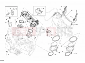 DUCATI Superbike 1198 SP THROTTLE BODY » INTAKE, CARBURETTOR