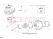 DUCATI Monster 696 CYLINDER - PISTON » ENGINE CASE