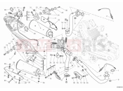 DUCATI 2011 Monster 796 ABS EXHAUST SYSTEM » EXHAUST SYSTEM