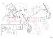 DUCATI 2011 Monster 796 ABS FRONT BRAKE SYSTEM » BRAKING SYSTEM