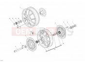 DUCATI Superbike 848 EVO WHEELS » FRONT WHEEL