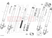 DUCATI 2011 Streetfighter FRONT FORK » FRONT SUSPENSION