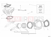 DUCATI 2010 Hypermotard 1100 EVO CYLINDER - PISTON » ENGINE CASE