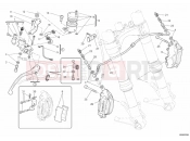 DUCATI 2010 Monster 1100 S ABS FRONT BRAKE SYSTEM » BRAKING SYSTEM