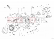 DUCATI Superbike 1198 S GENERATOR COVER - WATER PUMP » COOLING SYSTEM