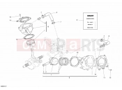 DUCATI Superbike 1198 S Corse CYLINDER - PISTON » ENGINE CASE