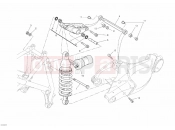 DUCATI Superbike 848 Hayden REAR SHOCK ABSORBER » SWING ARM