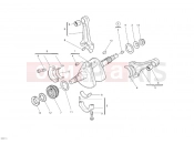 DUCATI Superbike 848 Hayden CRANKSHAFT » ENGINE CASE