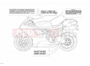 DUCATI Superbike 848 Hayden WARNING LABELS » UNCLASSIFIED