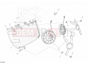DUCATI Superbike 1098 R WATER COOLER » COOLING SYSTEM