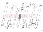 DUCATI Multistrada 1100 FRONT FORK » FRONT SUSPENSION