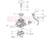 Carburetor's components - Piaggio Beverly 125 2006
