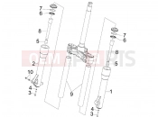 Fork's components (Kayaba) - Piaggio Beverly 125 2006