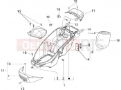 Helmet huosing - Undersaddle - Piaggio Beverly 125 2006