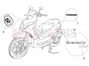 Plates - Emblems - Piaggio Beverly 125 2006