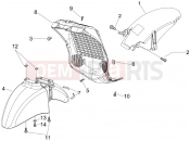 Wheel huosing - Mudguard - Piaggio Beverly 125 2006