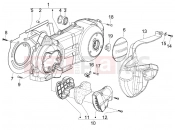 Crankcase cover - Crankcase cooling - Piaggio Beverly 125 Tourer 2008