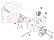 Driving pulley - Piaggio Beverly 125 Tourer 2008