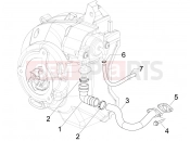 Secondary air box - Piaggio Beverly 125 Tourer 2008