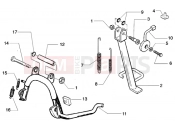 PIAGGIO Central stand-side stand