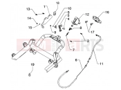 PIAGGIO Saddle unlock control