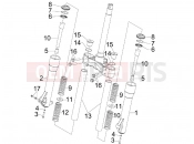 PIAGGIO Beverly 250 Cruiser Fork's components (Kayaba)