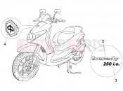PIAGGIO Beverly 250 Plates - Emblems