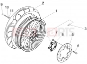PIAGGIO Beverly 250 Rear wheel
