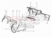 Handlebars coverages - Piaggio Beverly 300 ie ABS 2019