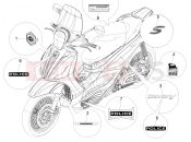 Plates - Emblems - Piaggio Beverly 300 ie ABS 2019