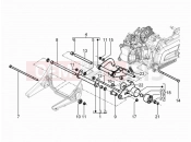 Swinging arm - Piaggio Beverly 300 ie ABS 2019