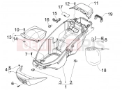 Helmet huosing - Undersaddle - Piaggio Beverly 300 ie Tourer 2012