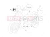 Plates - Emblems - Piaggio Beverly 300 ie Tourer 2012