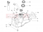 Benzin tank - Piaggio Beverly 400 ie 2006