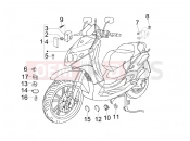 PIAGGIO Beverly 400 ie kábelezés