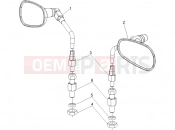 PIAGGIO Beverly 500 Cruiser Driving mirror/s