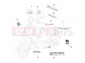 PIAGGIO Beverly 500 Cruiser Plates - Emblems