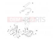 PIAGGIO Beverly 500 Cruiser hátsó csomagtartó
