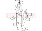 Cooling system - Piaggio Beverly 500 ie 2006