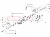 Handlebars - Master cil. - Piaggio Beverly 500 ie 2006